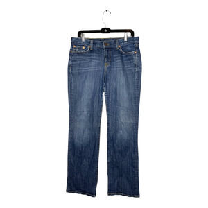 Lucky Brand Classic Rider Mid Rise Bootcut Denim Jeans Stretch Blue Size 12/31